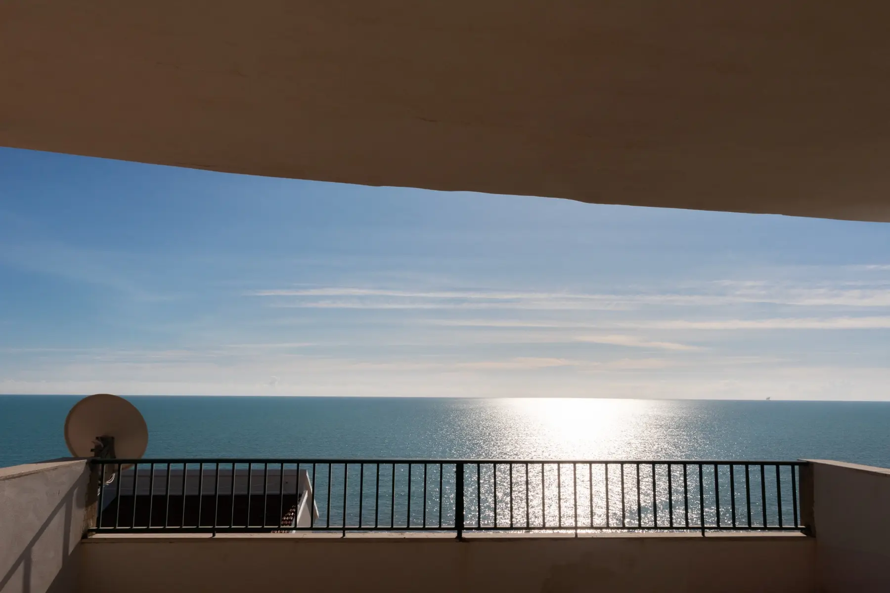Vista panoramica sul mare dalla terrazza di Villa Conchiglia